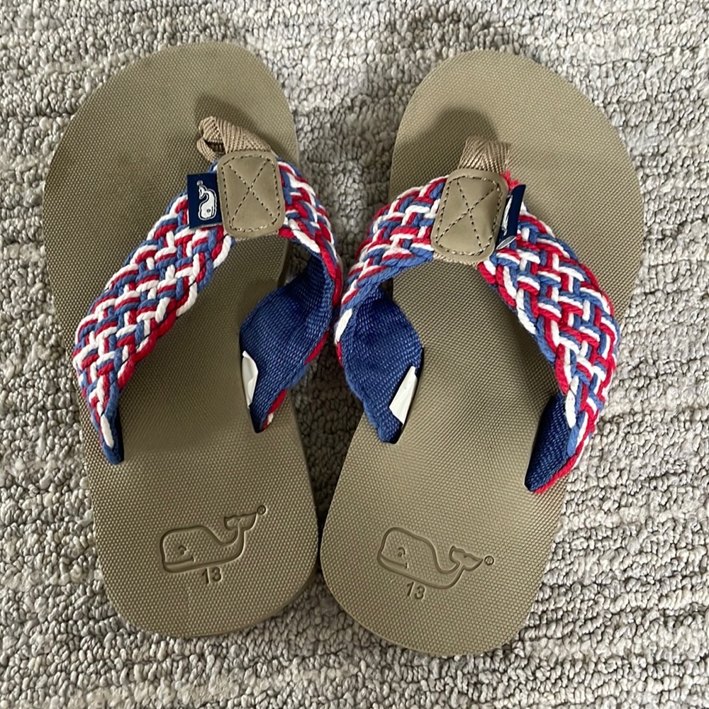 Vineyard Vines Boys Flip Flops